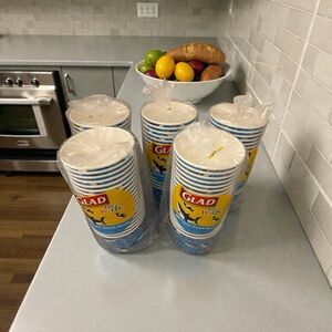 Glad 100 Paper Snack Bowls (5 packs of 20)